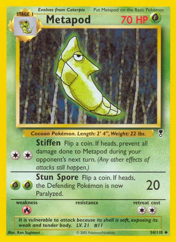 Metapod — Legendary Collection 54 Pokémon card