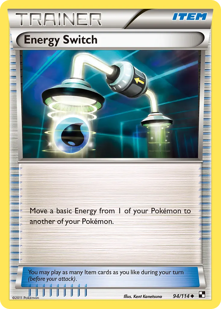 Energy Switch — Black & White 94 Pokémon card