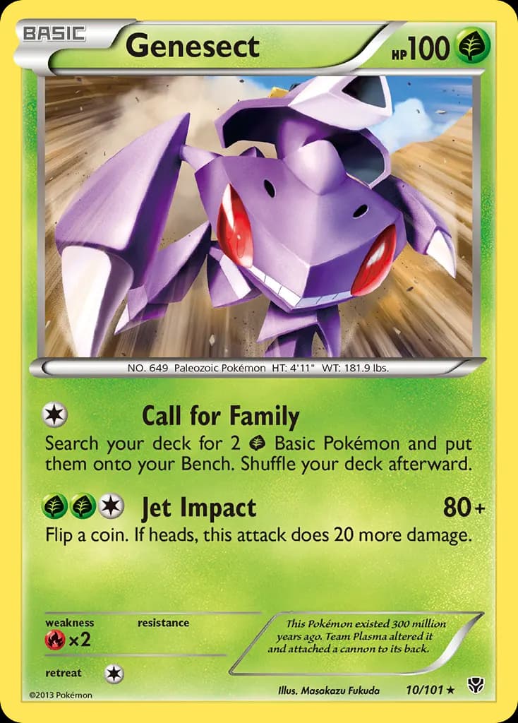 Genesect — Plasma Blast 10 Pokémon card