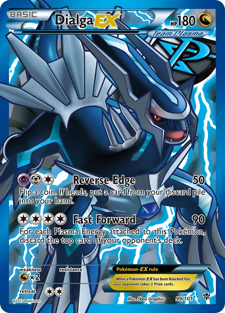 Dialga-EX — Plasma Blast 99 Pokémon card