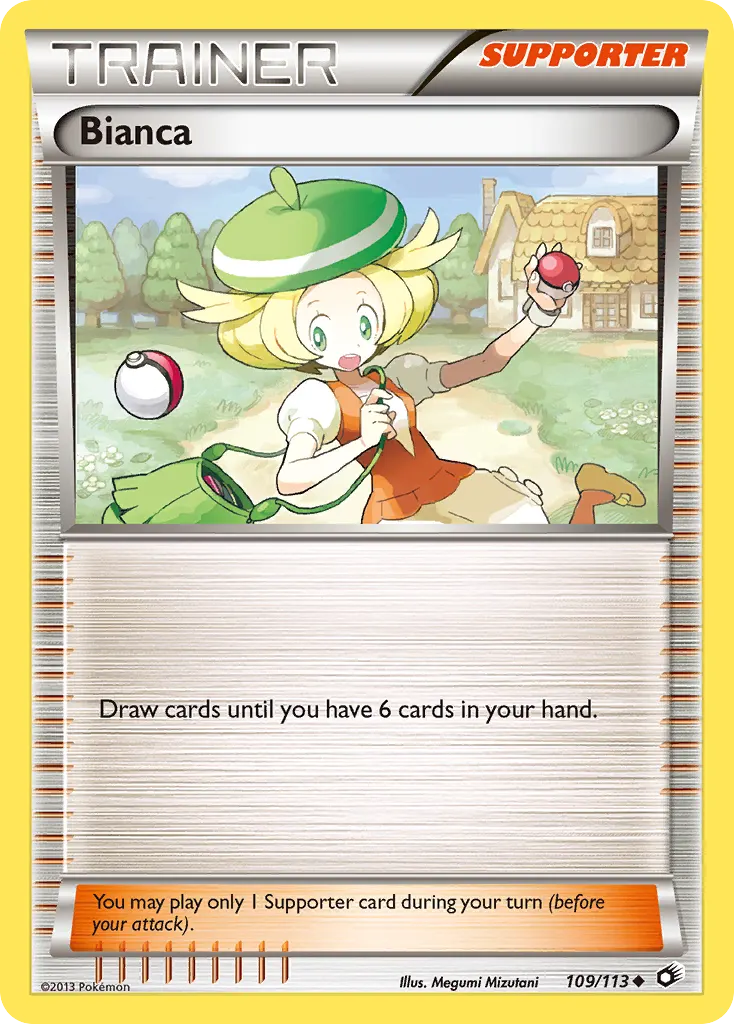 Bianca — Legendary Treasures 109 Pokémon card