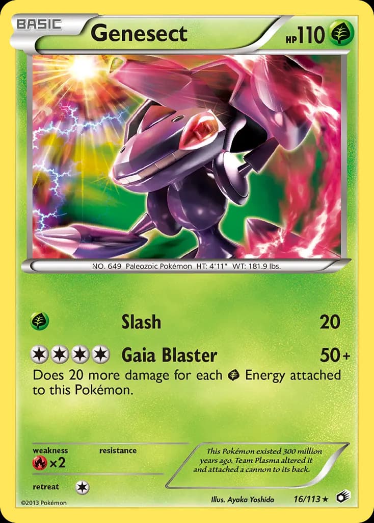 Genesect — Legendary Treasures 16 Pokémon card