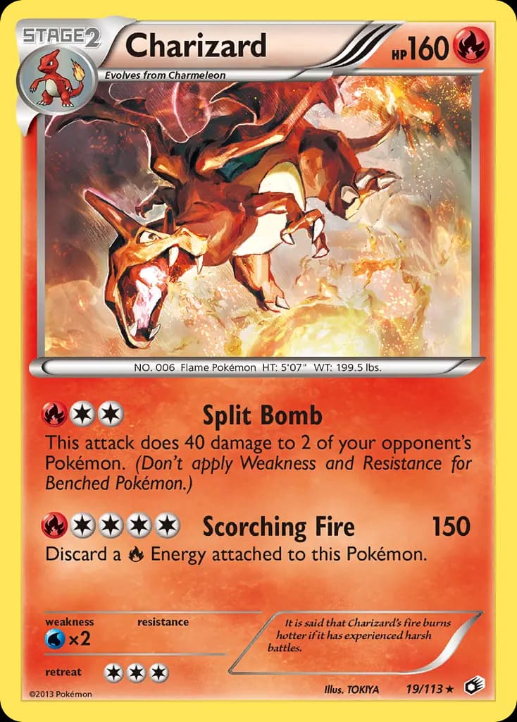 Charizard — Legendary Treasures 19 Pokémon card
