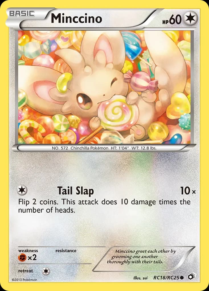 Minccino — Legendary Treasures RC18 Pokémon card