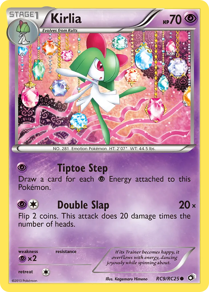 Kirlia — Legendary Treasures RC9 Pokémon card