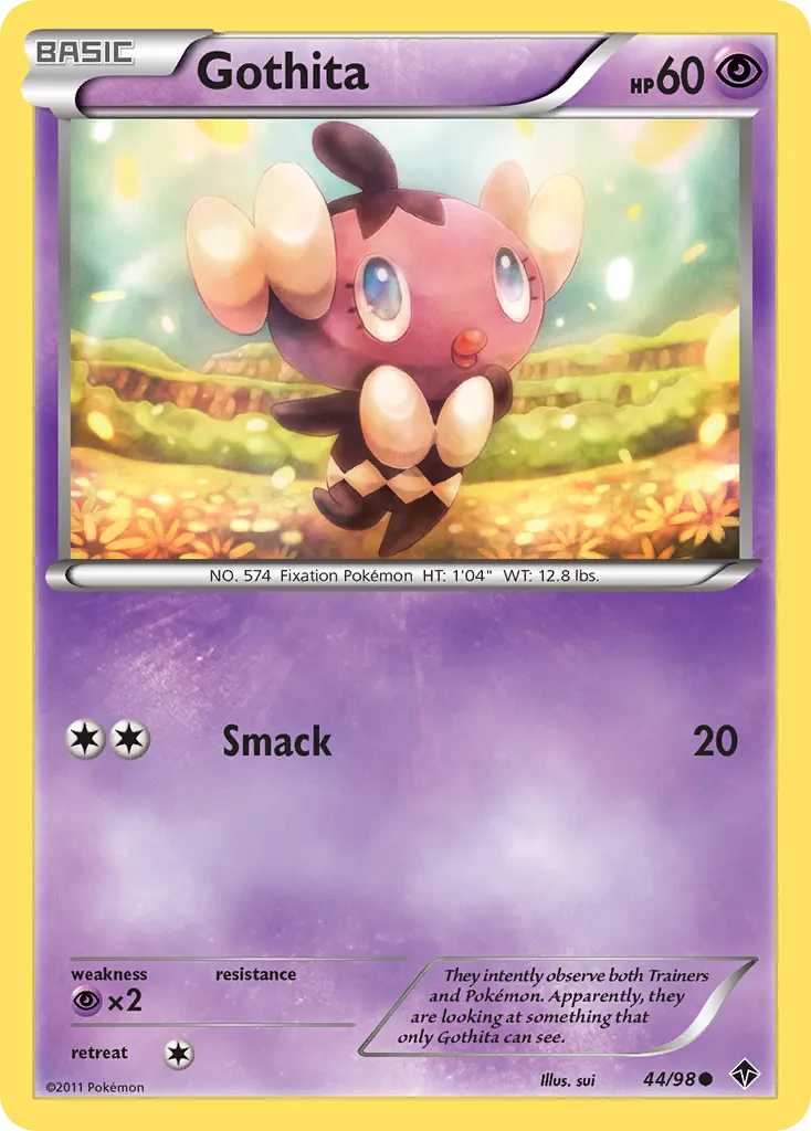 Gothita — Emerging Powers 44 Pokémon card