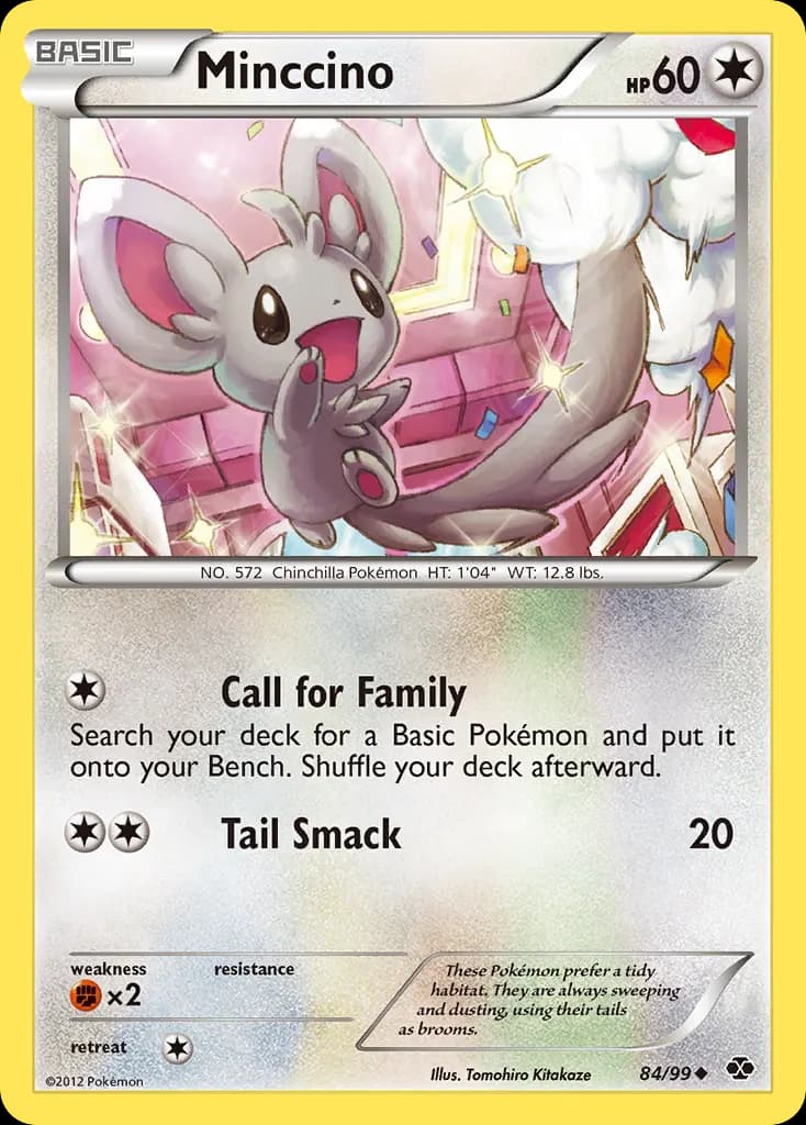 Minccino — Next Destinies 84 Pokémon card