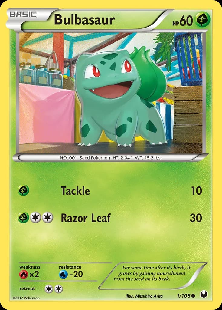 Bulbasaur — Dark Explorers 1 Pokémon card