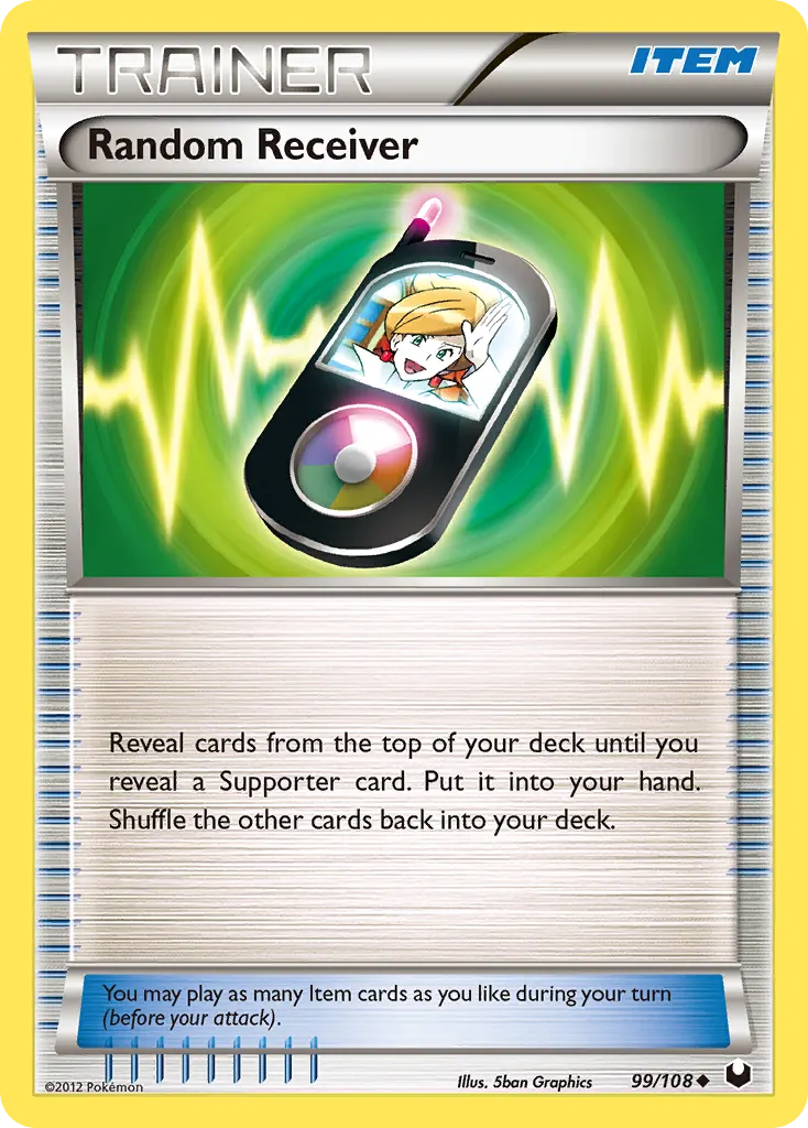 Random Receiver — Dark Explorers 99 Pokémon card