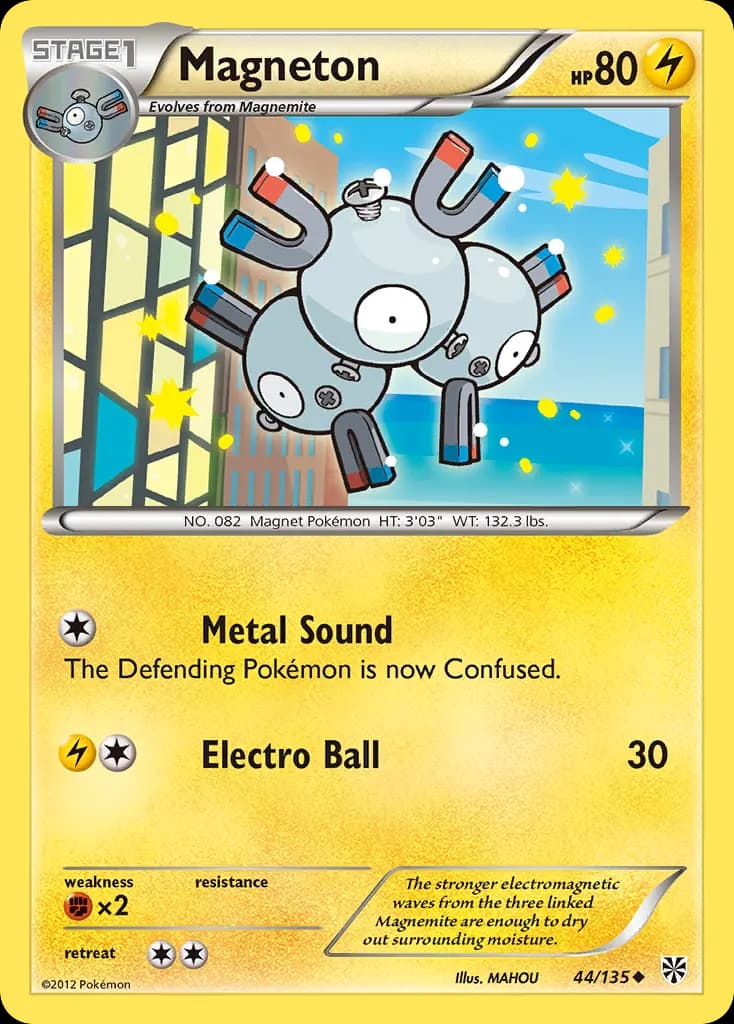 Magneton — Plasma Storm 44 Pokémon card