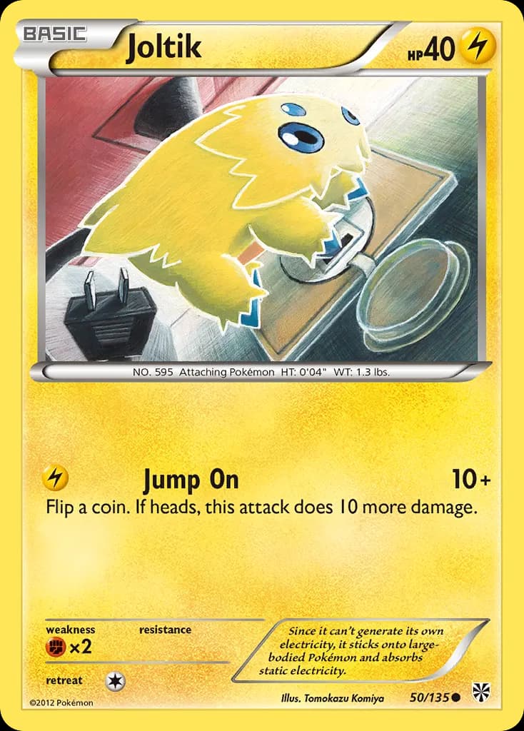 Joltik — Plasma Storm 50 Pokémon card