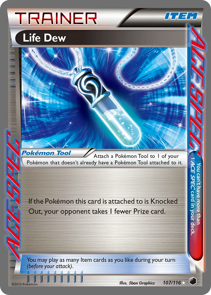 Life Dew — Plasma Freeze 107 Pokémon card