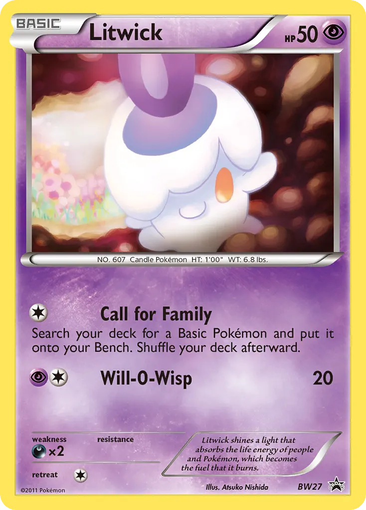 Litwick — BW Black Star Promos BW27 Pokémon card
