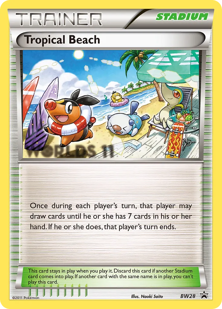 Tropical Beach — BW Black Star Promos BW28 Pokémon card