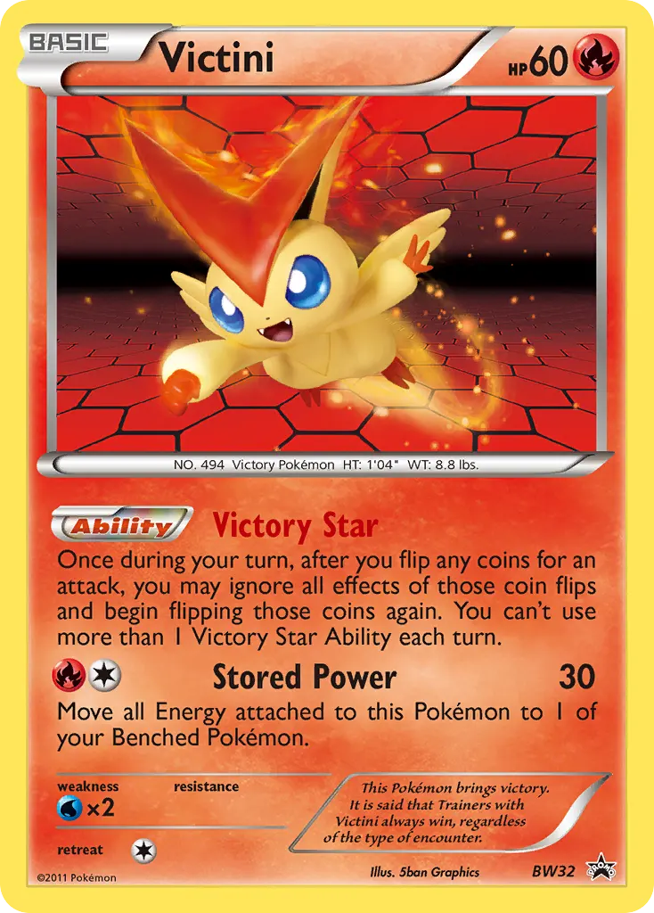 Victini — BW Black Star Promos BW32 Pokémon card