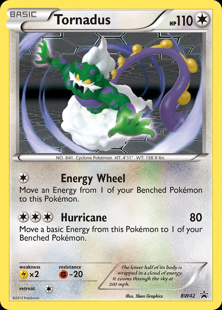 Tornadus — BW Black Star Promos BW42 Pokémon card