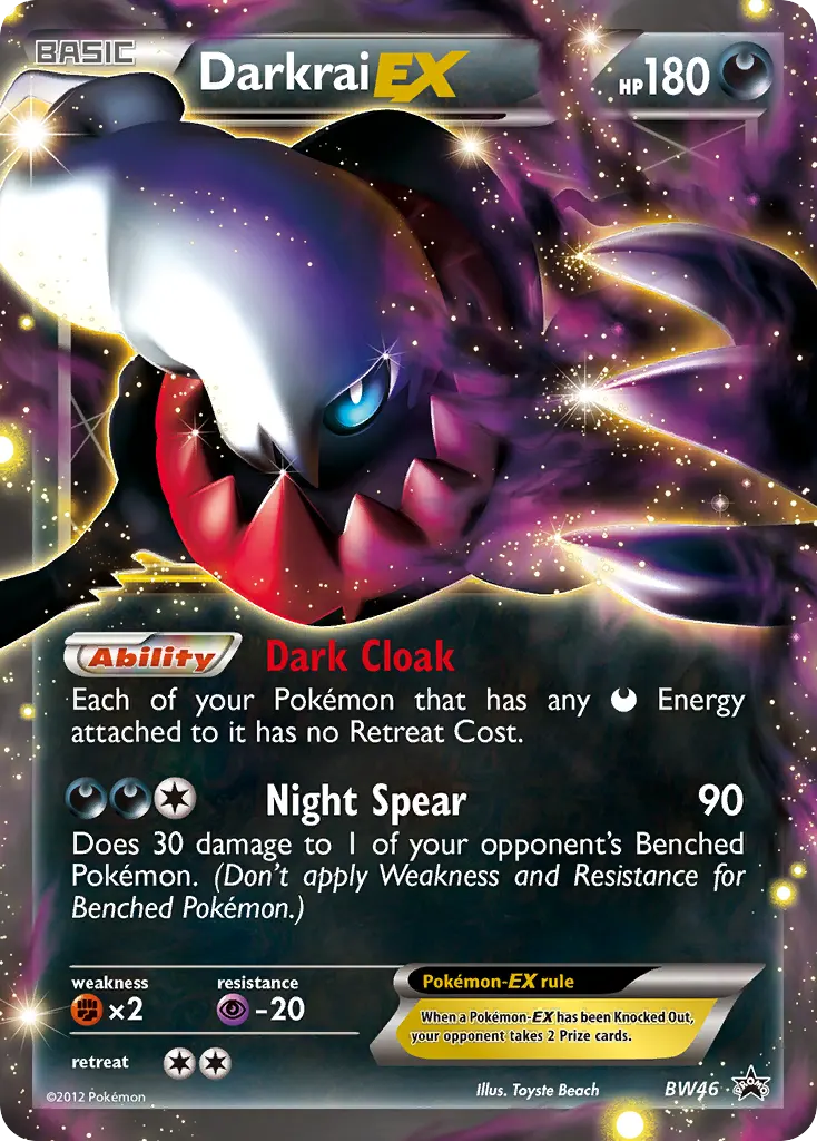 Darkrai-EX — BW Black Star Promos BW46 Pokémon card