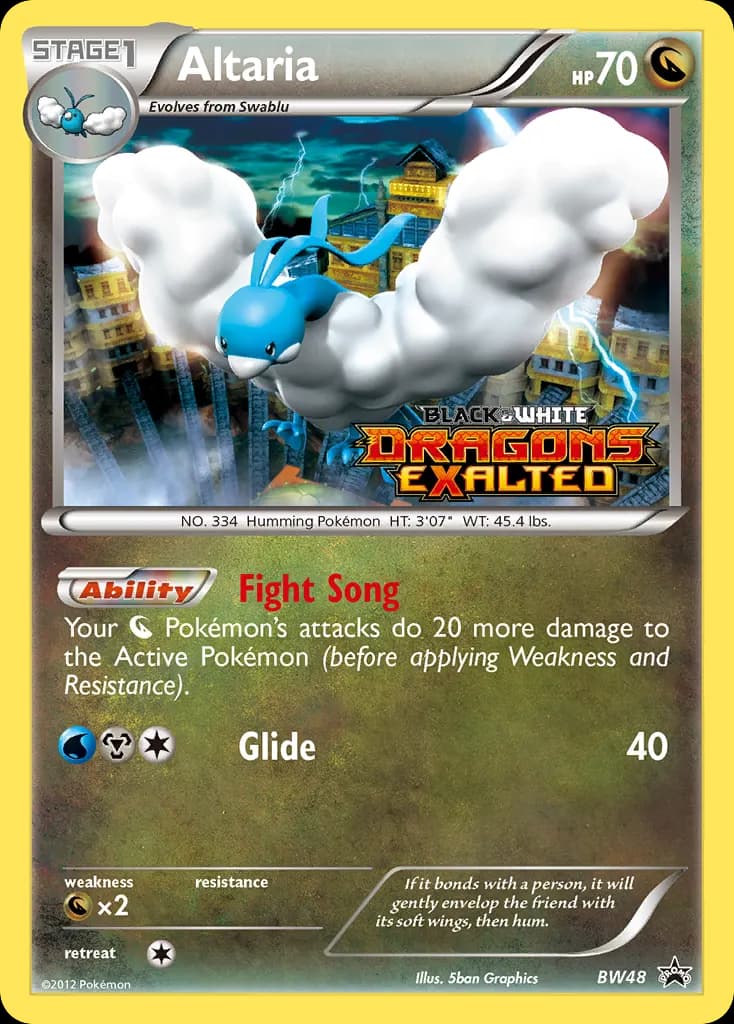 Altaria — BW Black Star Promos BW48 Pokémon card