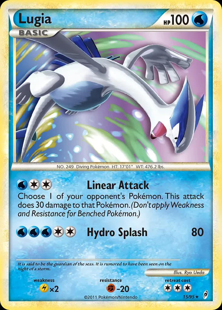Lugia — L'appel des Légendes 15 French Pokémon card