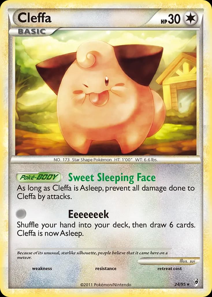 Cleffa — Call of Legends 24 Pokémon card