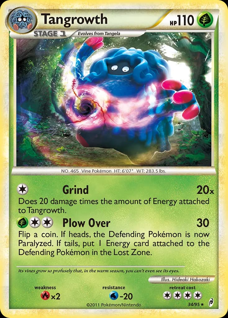 Tangrowth — Call of Legends 34 Pokémon card