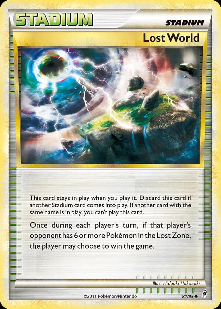 Lost World — Call of Legends 81 Pokémon card