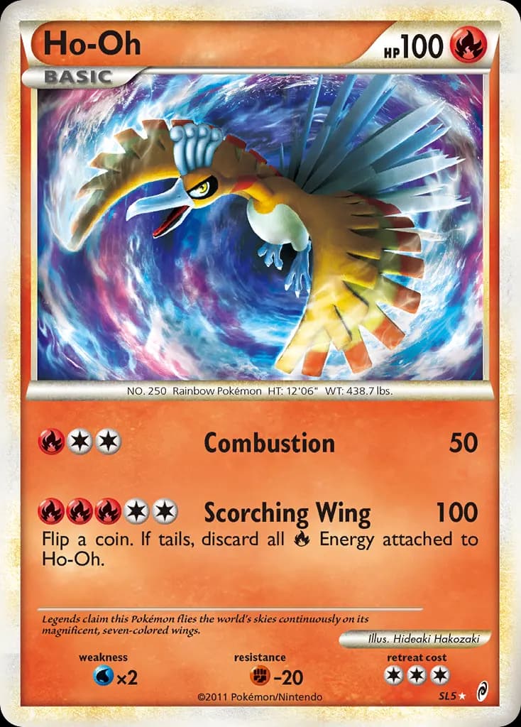Ho-Oh — Call of Legends SL5 Pokémon card