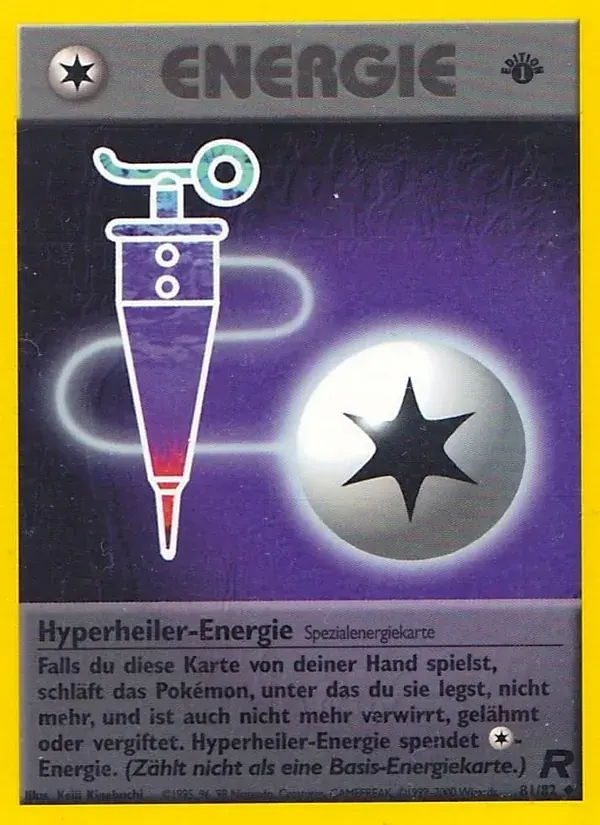 Hyperheiler-Energie — Team Rocket 81 German Pokémon card