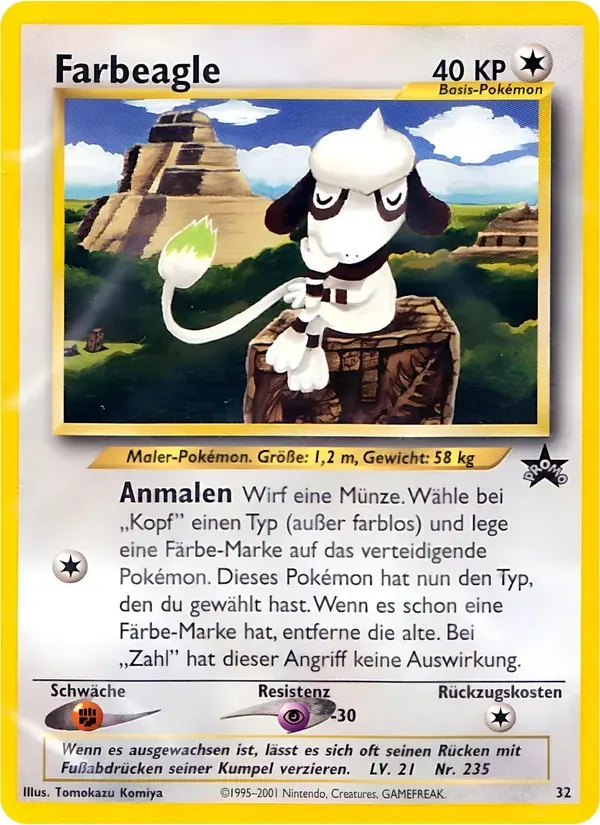 Farbeagle — Wizards Black Star Promos 32 German Pokémon card