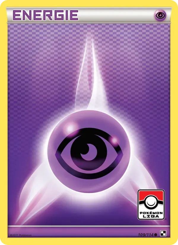 Psycho-Energie — Schwarz & Weiß 109 German Pokémon card