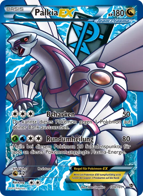 Palkia-EX — Plasma-Blaster 100 German Pokémon card
