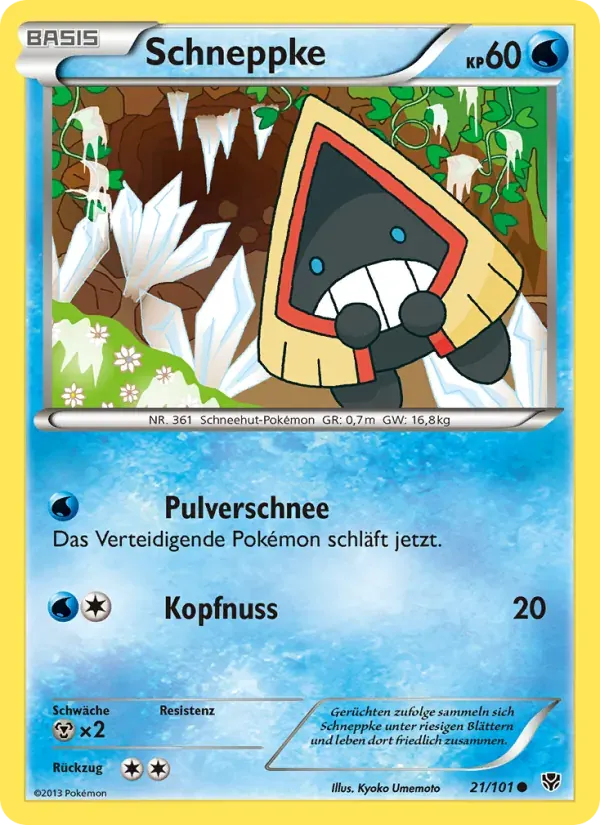 Schneppke — Plasma-Blaster 21 German Pokémon card
