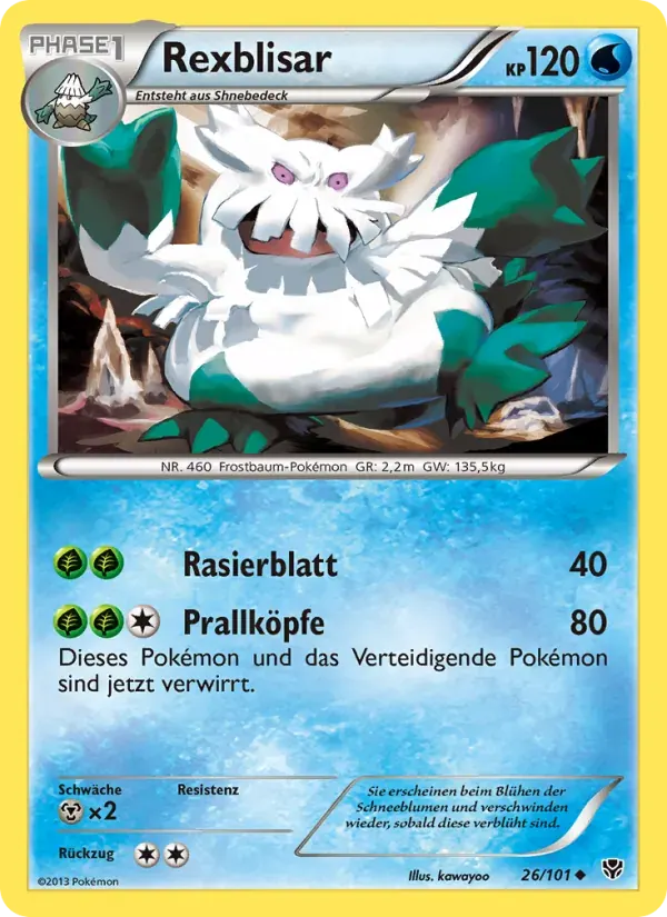 Rexblisar — Plasma-Blaster 26 German Pokémon card