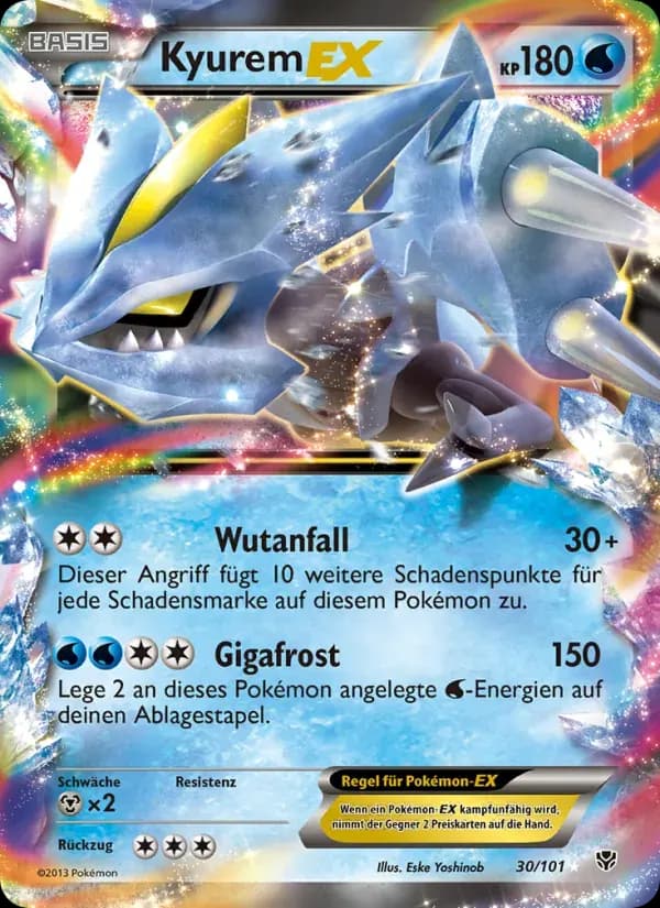 Kyurem-EX — Plasma-Blaster 30 German Pokémon card