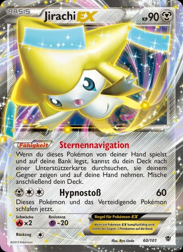 Jirachi-EX — Plasma-Blaster 60 German Pokémon card