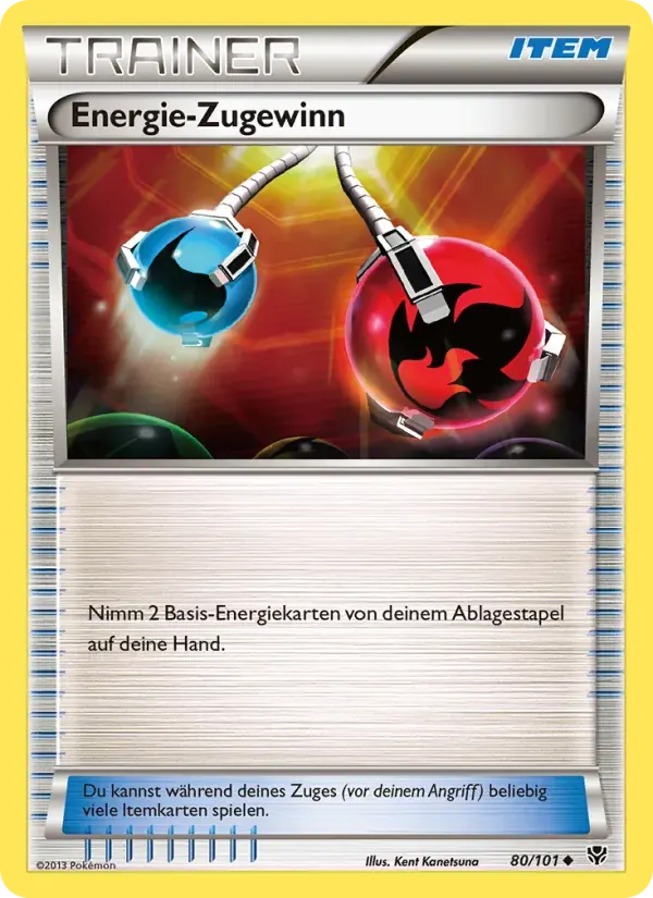 Energie-Zugewinn — Plasma-Blaster 80 German Pokémon card
