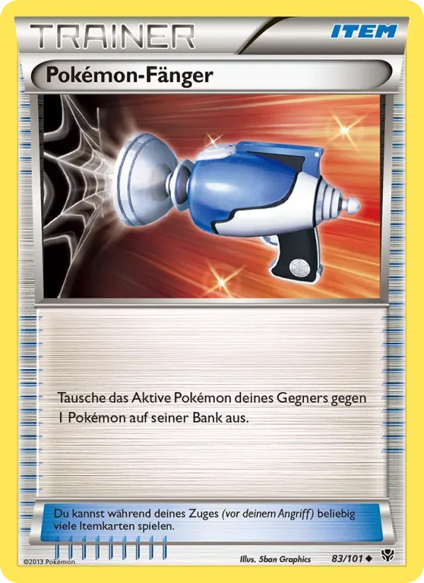 Pokémon-Fänger — Plasma-Blaster 83 German Pokémon card