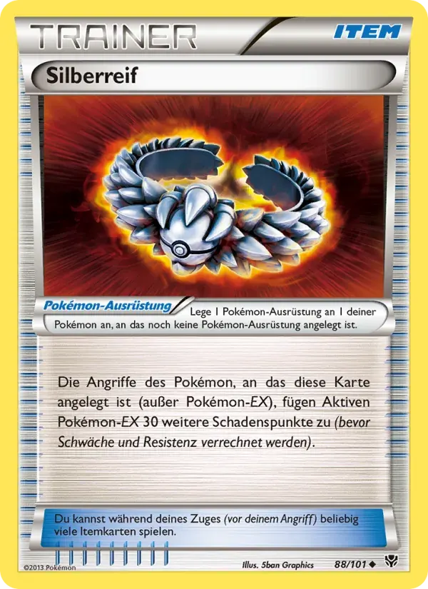 Silberreif — Plasma-Blaster 88 German Pokémon card