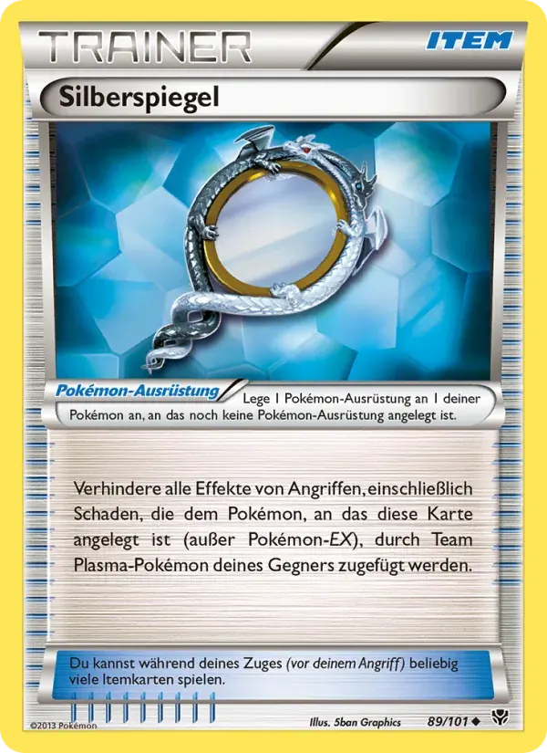 Silberspiegel — Plasma-Blaster 89 German Pokémon card