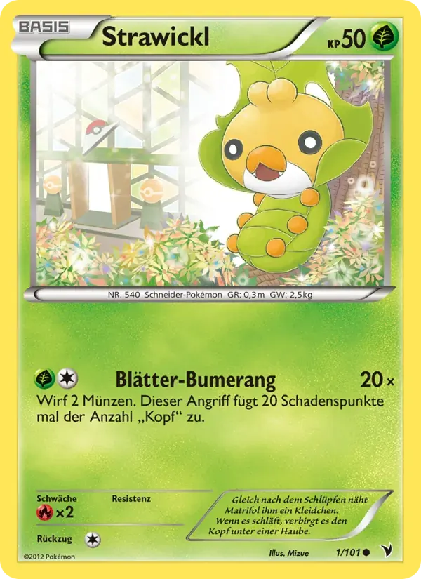 Strawickl — Königliche Siege 1 German Pokémon card