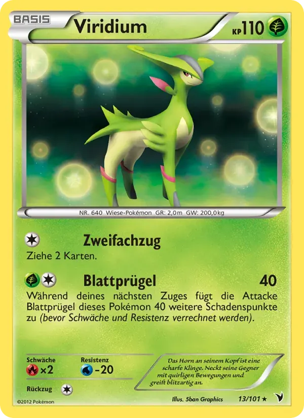 Viridium — Königliche Siege 13 German Pokémon card