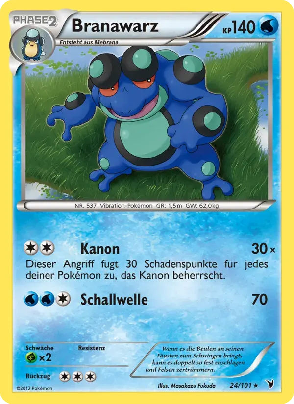 Branawarz — Königliche Siege 24 German Pokémon card