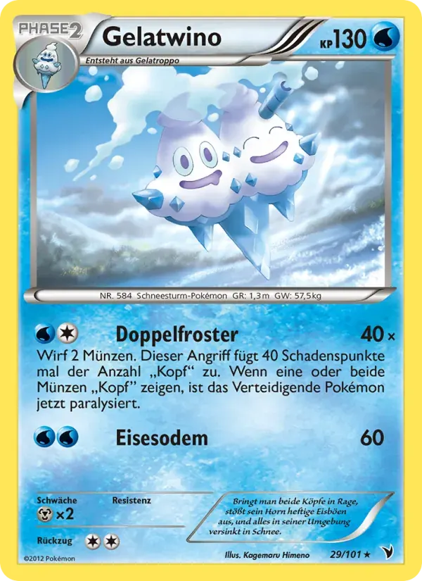 Gelatwino — Königliche Siege 29 German Pokémon card