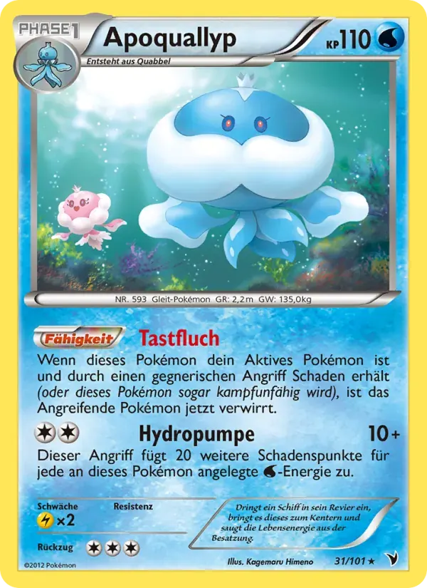Apoquallyp — Königliche Siege 31 German Pokémon card
