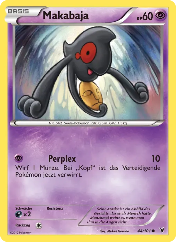 Makabaja — Königliche Siege 44 German Pokémon card