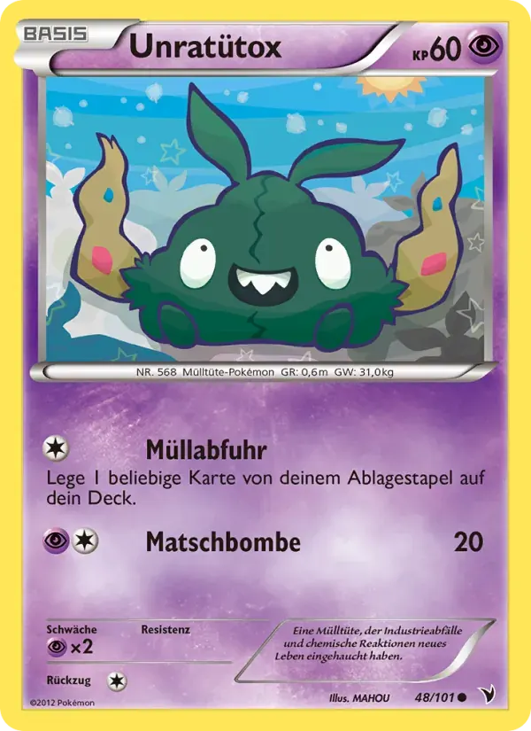 Unratütox — Königliche Siege 48 German Pokémon card