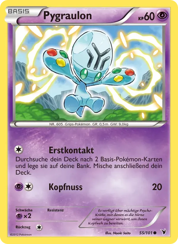 Pygraulon — Königliche Siege 55 German Pokémon card