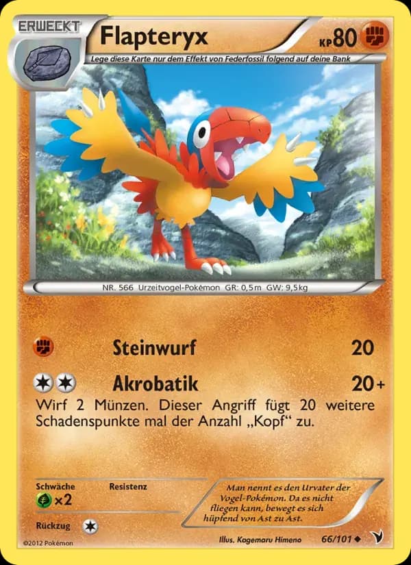 Flapteryx — Königliche Siege 66 German Pokémon card