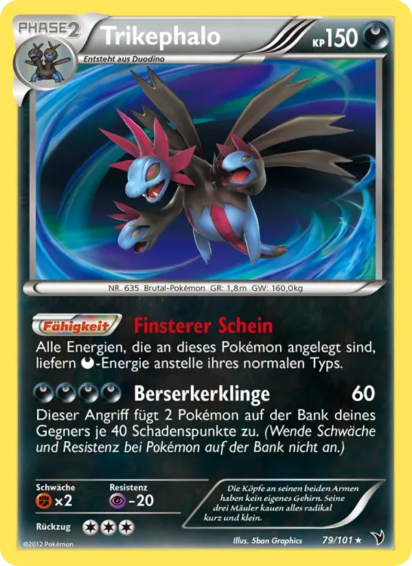 Trikephalo — Königliche Siege 79 German Pokémon card