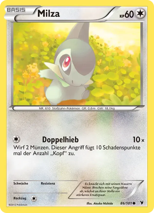 Milza — Königliche Siege 86 German Pokémon card